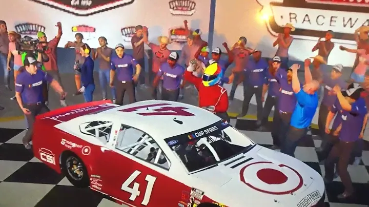NASCAR 21 Ignition custom throwback: 2002 Jimmy Spencer #41 Target