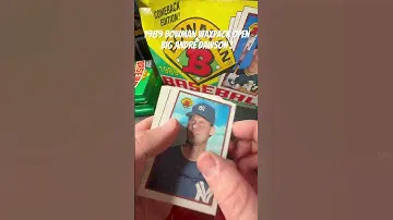 1989 Bowman Waxpack open Big Andre Dawson ! #bowman #baseballcards #waxpacks #cardsandcoffeetime