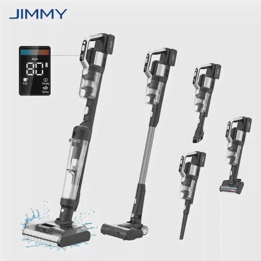 JIMMY PW11 Pro Max 460W 5-In-1 Cordless Vacuum & Washer, 21KPa 110AW Suction Power, Dual Brushrolls-0