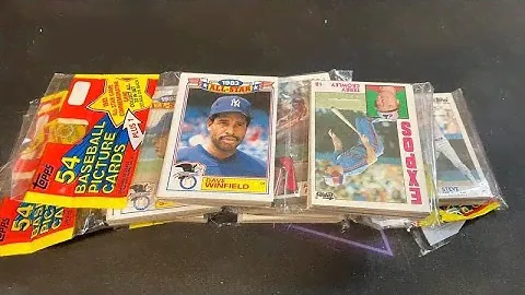OPENING 1984 TOPPS BASEBALL CARD RACK PACKS!