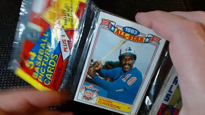 11/9 # 2 Opening an EPIC Rak Pack of 1984 Topps 12 HOFers including Andre Dawson All Star exclusive